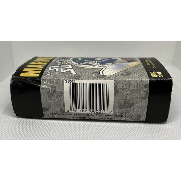 Vintage Artwatch Marvel Silver Surfer 1996 3D Action Crystal Wristwatch NIB - Picture 4 of 10